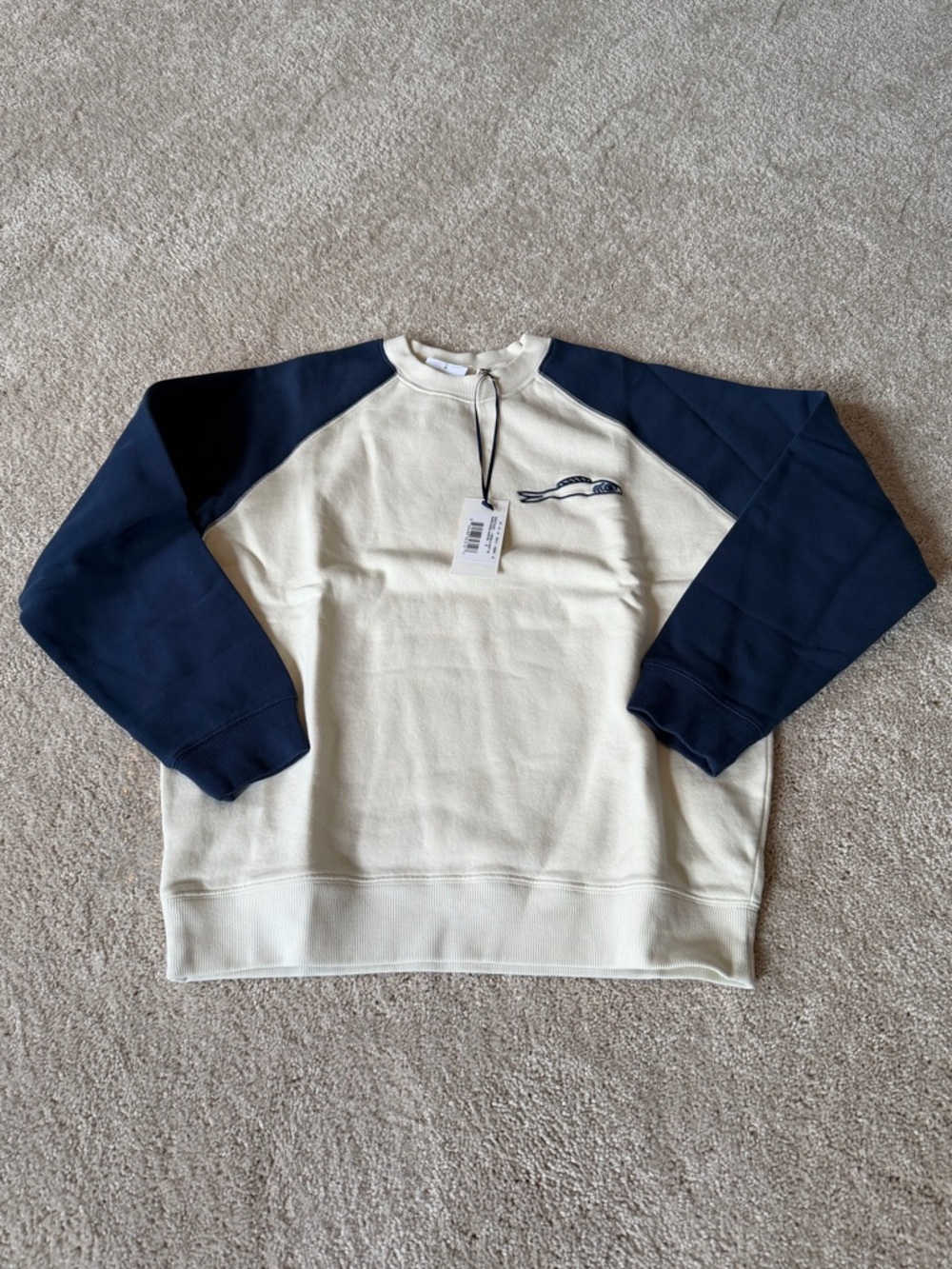 CLARE V. Embroidered Sardine Sweatshirt - Picture 4 of 5